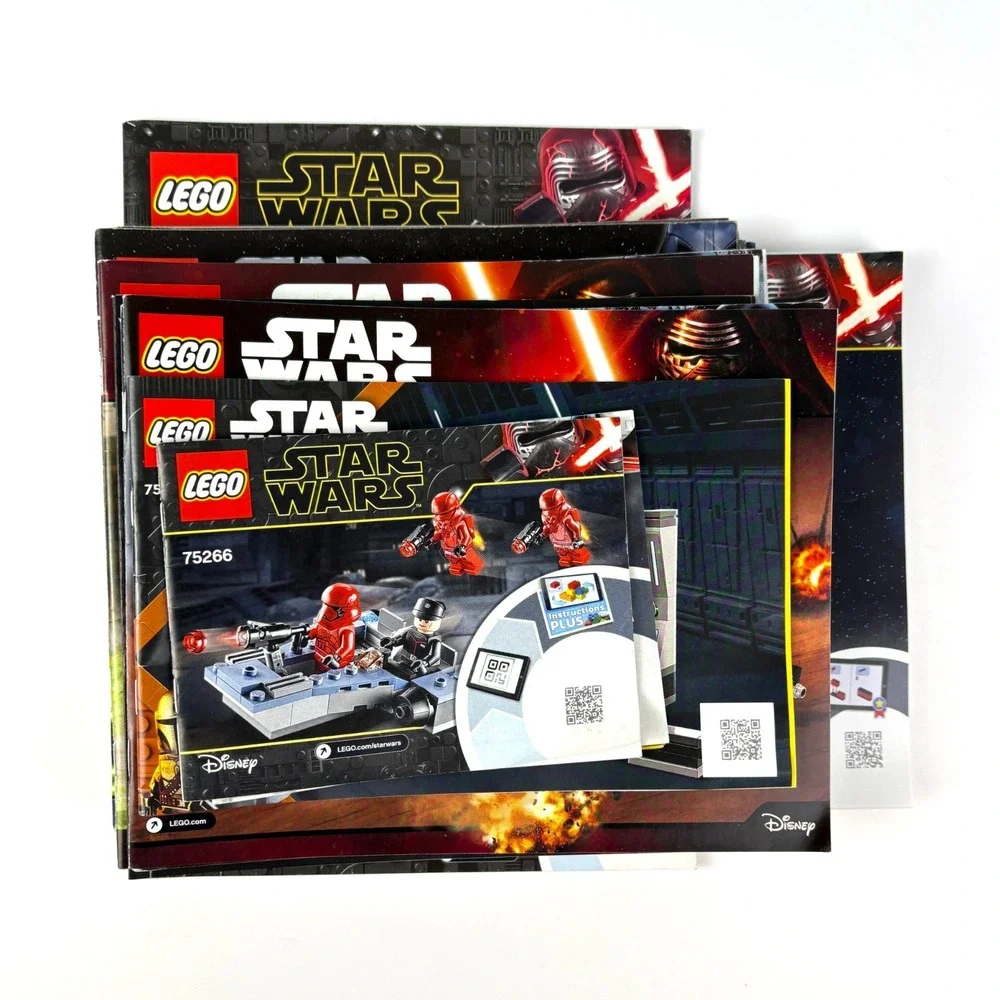 Lego Star Wars Lot of 20 Instruction Manuals Books 6209 7257 8097 75100 READ/SEE